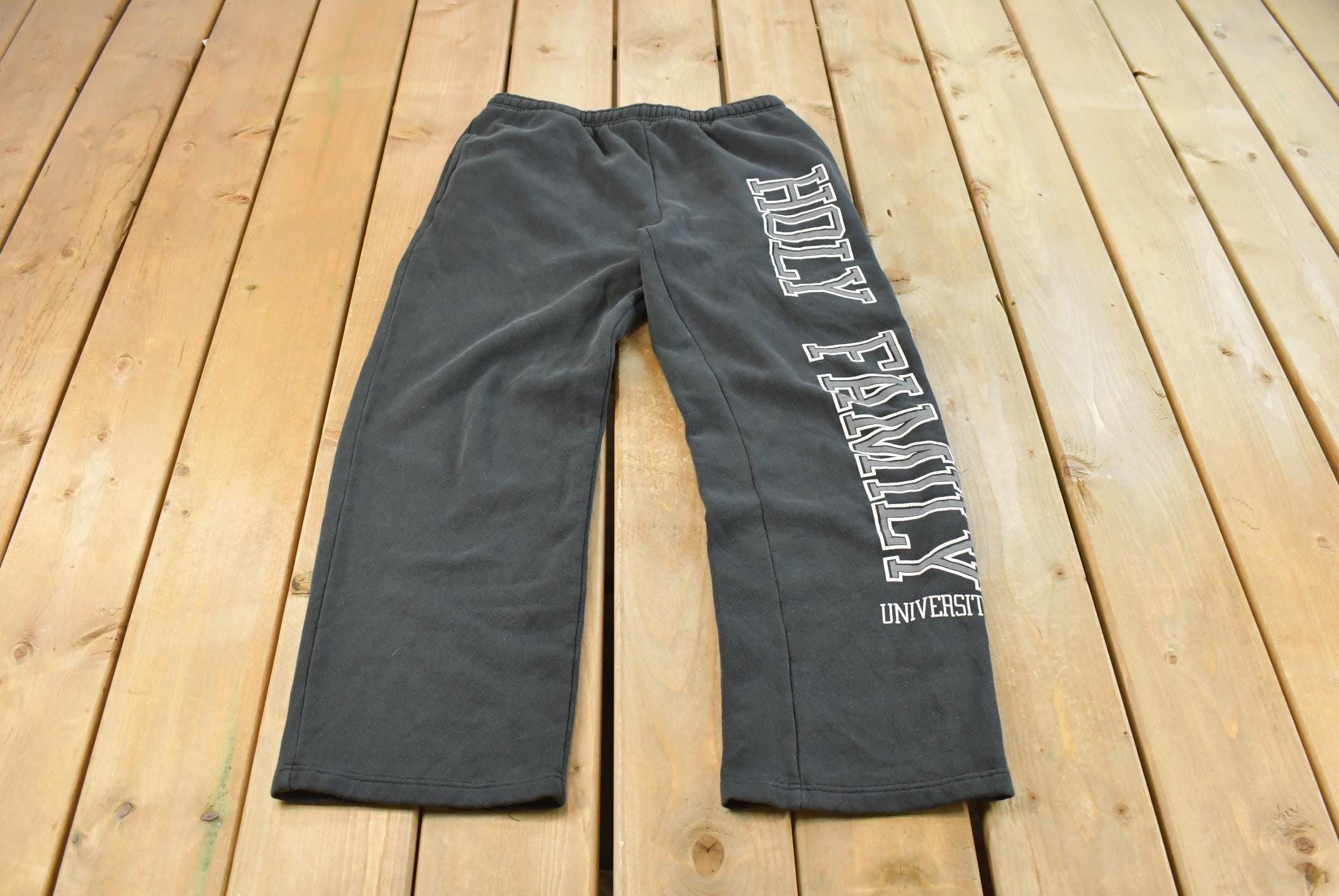 Vintage 1990's Holy Family University Sweatpants Men's Small  Collegiate Vintage  American Vintage  Streetwear Fashion