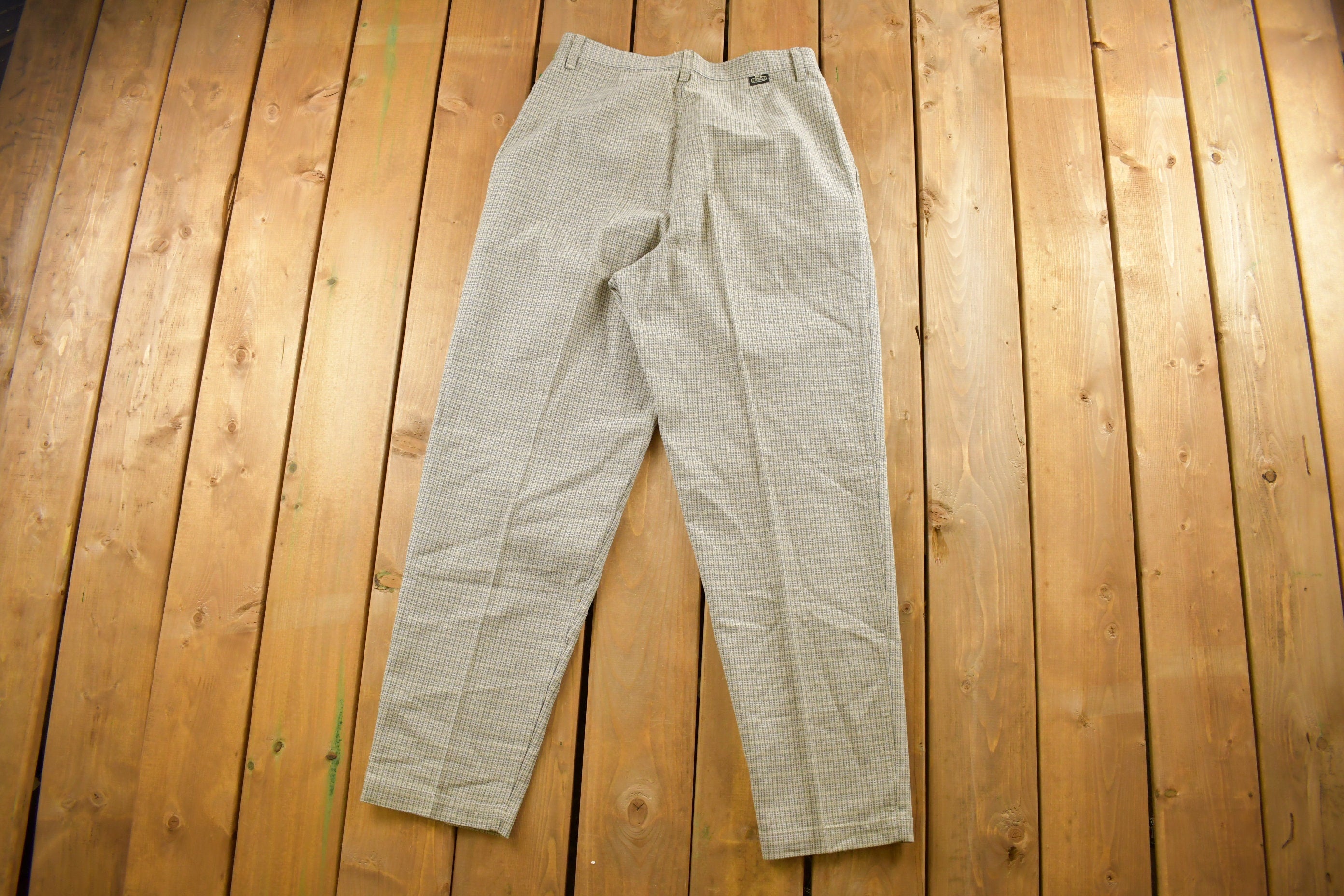 Vintage 1990s Lee Casuals Wrinkle Free Pleated Trousers