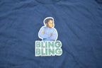 Vintage 1990s Bling Bling Graphic T-Shirt