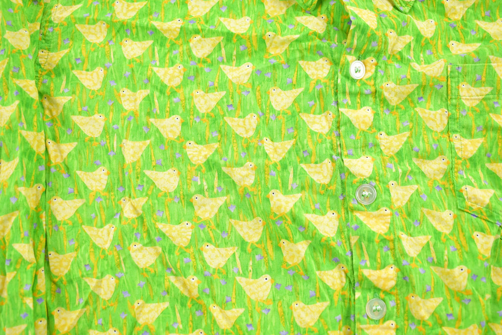 Vintage 1990s Lloyd Johnson Duckling Pattern Button Up Shirt