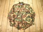 Vintage 1990s William's Bay Woodland Camo Button Up Shirt