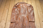 Vintage 1980s Leather Full Length Jacket