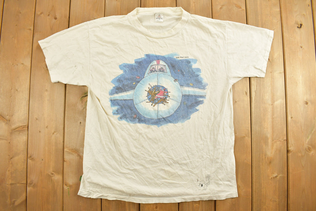 Vintage 1989 The Far Side Christmas Graphic T-Shirt