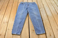 Vintage 1990s Levi's 551 Relaxed Tapered Fit Denim Jeans Women's 33 x 30 / Distressed Jeans / Made in USA
