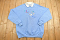 Vintage 1990s Alaska Collared Crewneck Sweatshirt