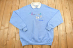 Vintage 1990s Alaska Collared Crewneck Sweatshirt