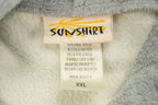Vintage 1990s White Tiger Fleece Hoodie