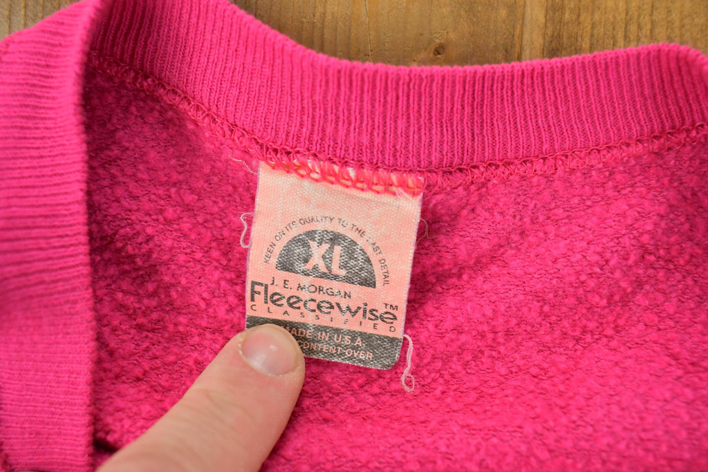 Vintage 1990s Cute Fleece Wise Crewneck Sweater