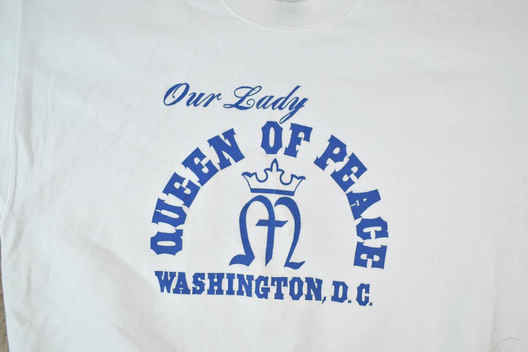 Vintage 1990s Our Lady Queen Of Peace Crewneck Sweatshirt T Shirt