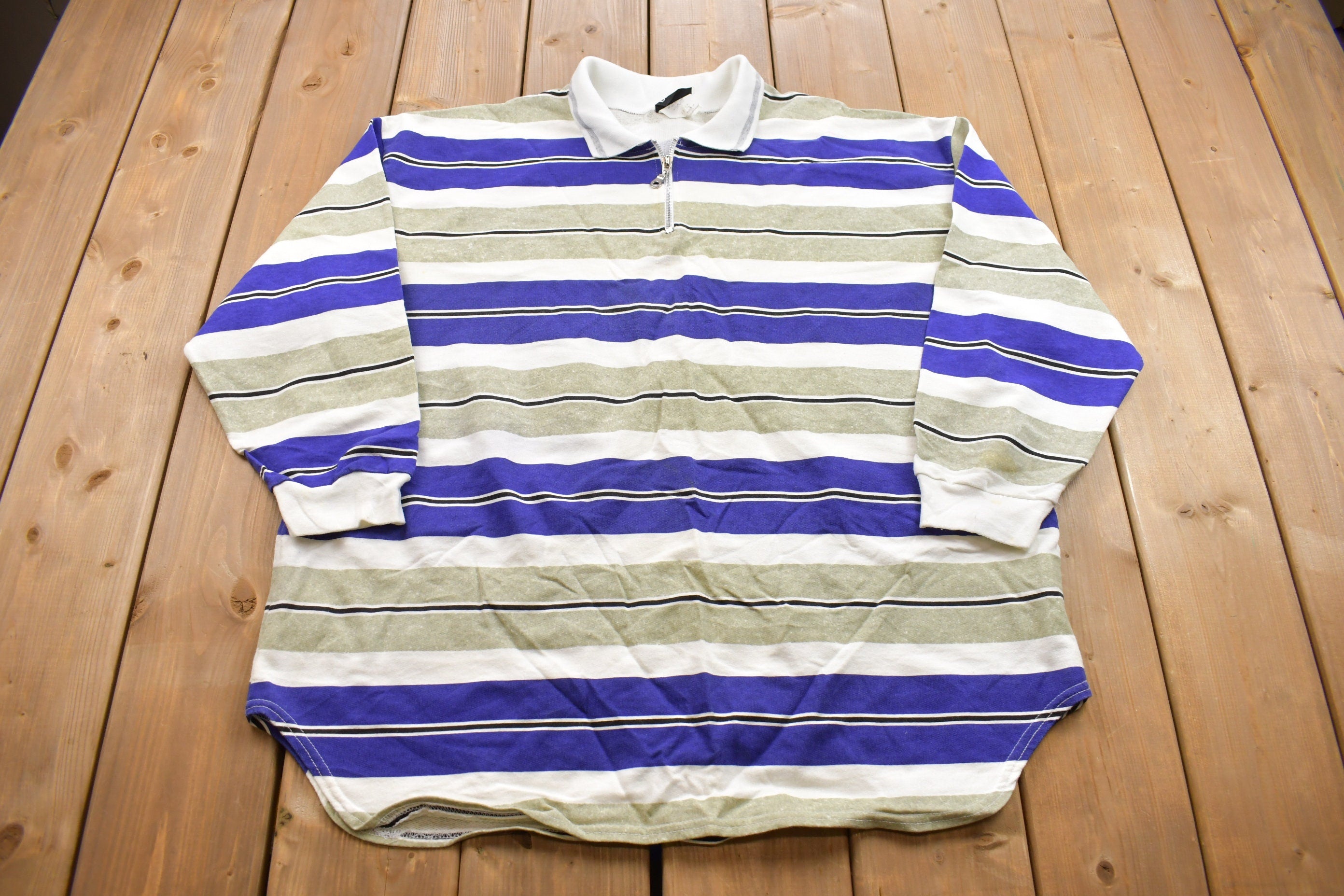 Vintage 1990s Basics Striped 1