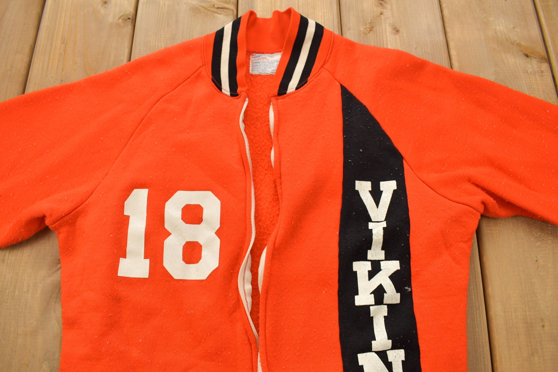 Vintage 1960s Collegiate Vikings Champion Track Jacket  Vintage Champion  Track Jacket  True Vintage  Made In USA  Sportswear