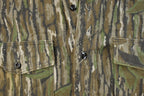 Vintage 1990s Deerskin Real Tree Camo Button Up Shirt Men's M / Outdoorsman / Hunting Shirt / Made in USA