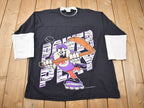 Vintage 1996 Tasmanian Devil Looney Tunes Long Sleeve Graphic T-Shirt