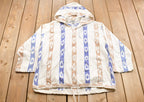 Vintage 1990s High Advantage All Over Patterned Hoodie