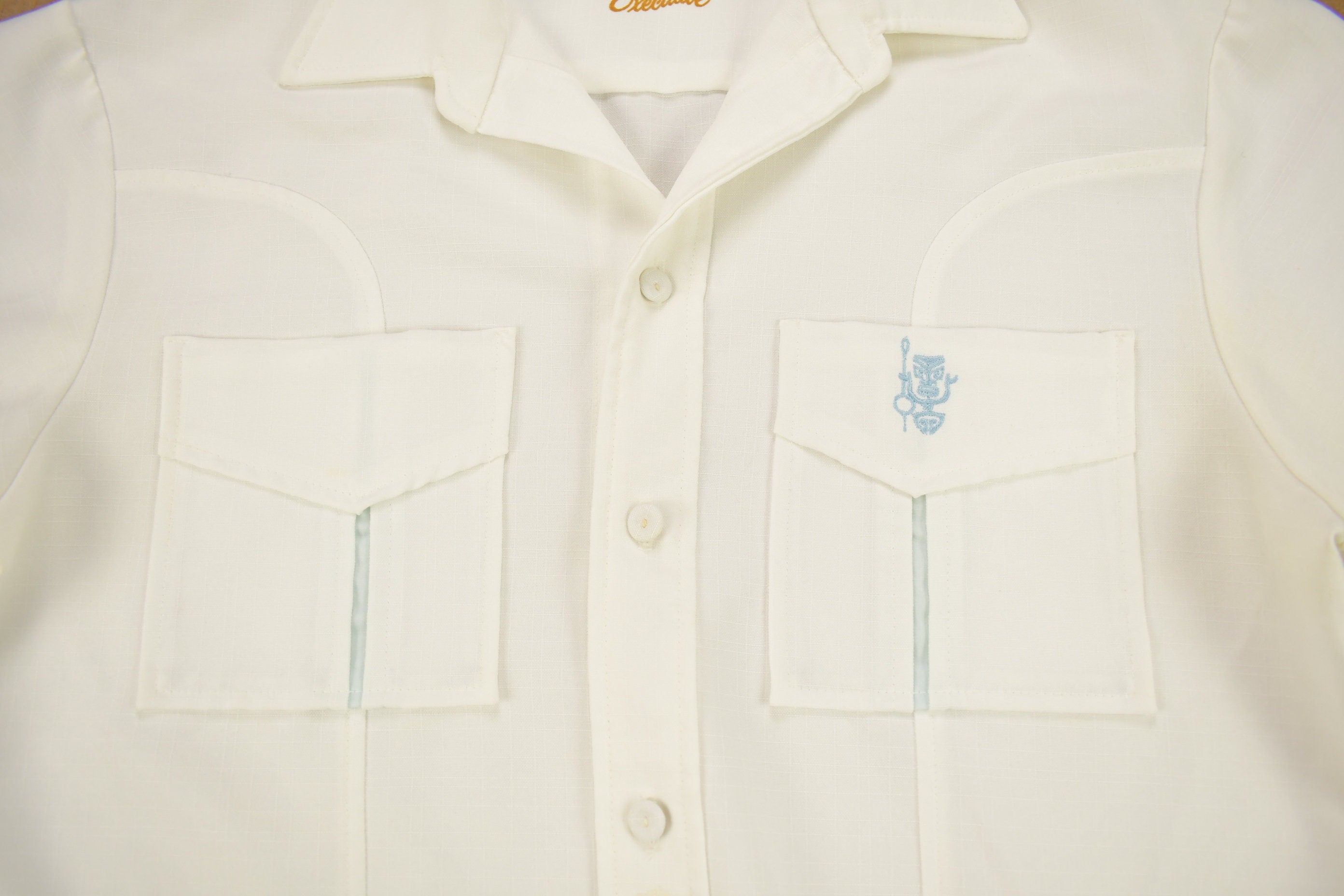 Vintage 1980s Iolani Hawaii Executive Button Up Shirt