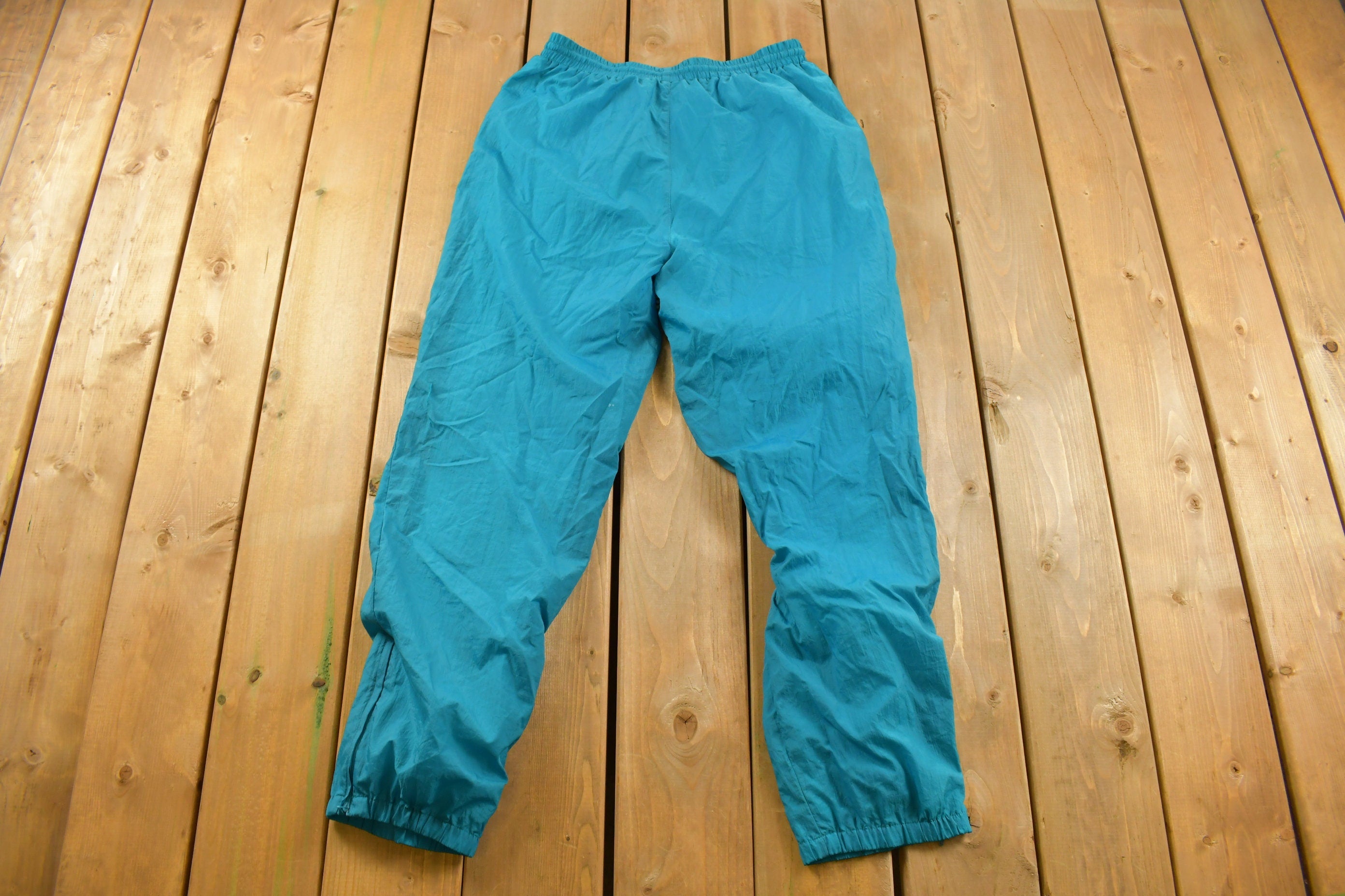 Vintage 1990s R&R Sport Blue Track Pants Size Women's 12
