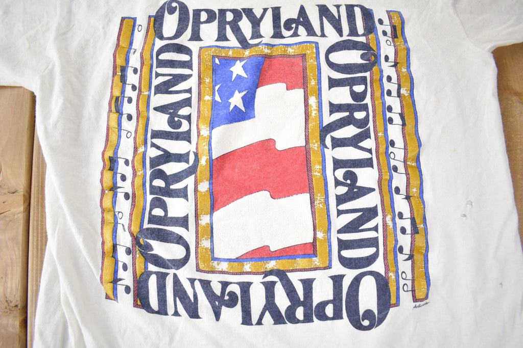 Vintage 1990s Opryland Souvenir Travel T Shirt Made In USA