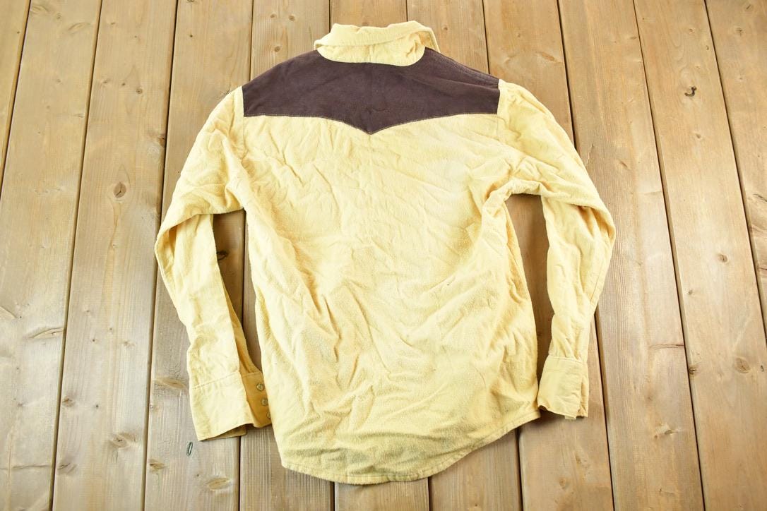 Vintage 1970s Pal Western Button Up Shirt Mens M