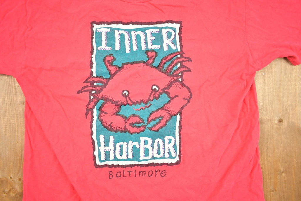 Vintage 1990s Inner Harbor Baltimore Graphic T Shirt