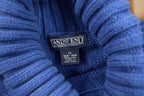 Vintage 1990s Lands End Winter Theme Turtleneck Sweater