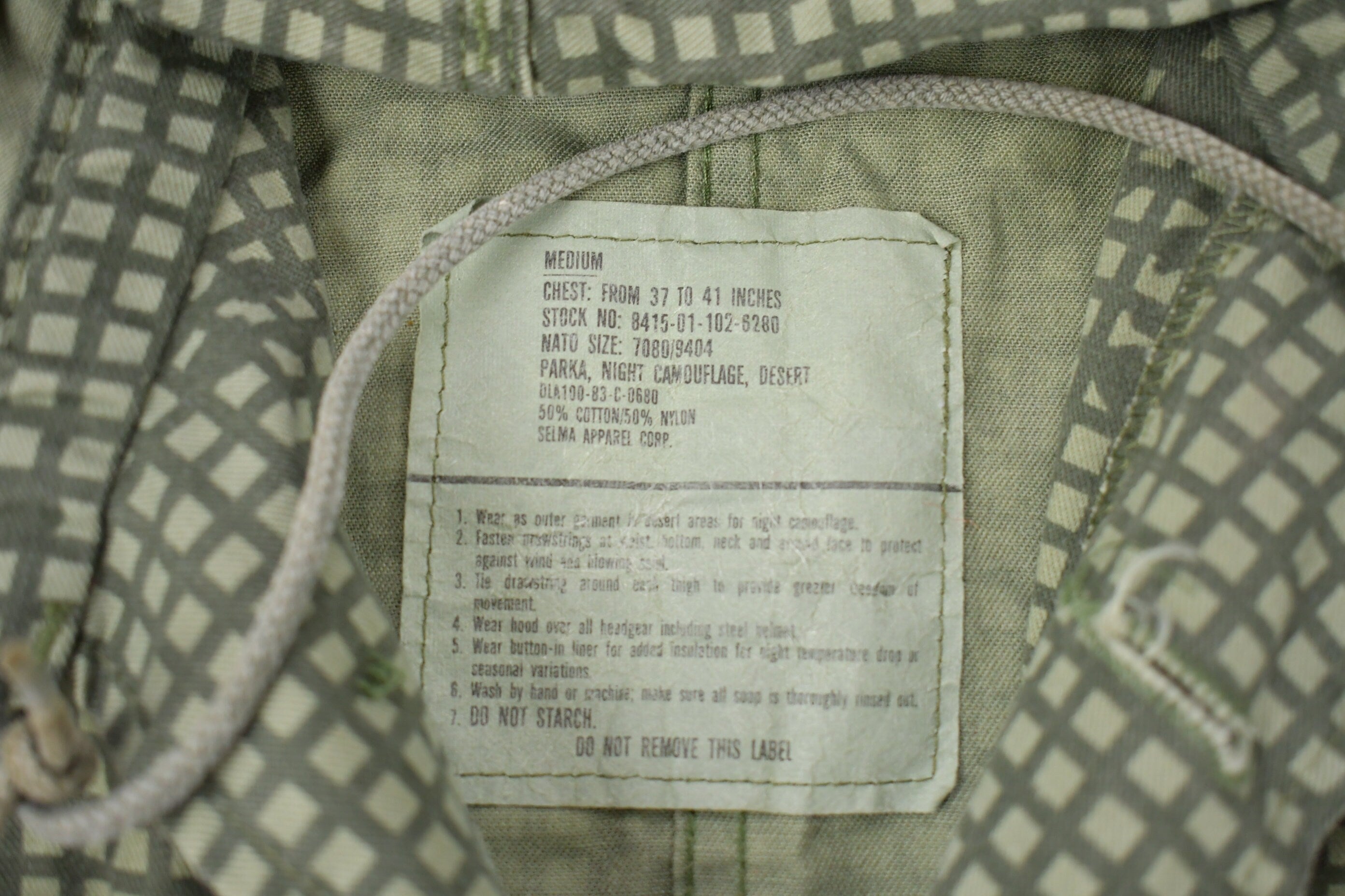 Vintage 2001 Military Hooded Overcoat Jacket