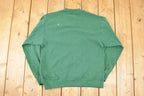 Vintage 1990s Cute Pixel Farm Ducks Graphic Print Crewneck Sweatshirt Men's M