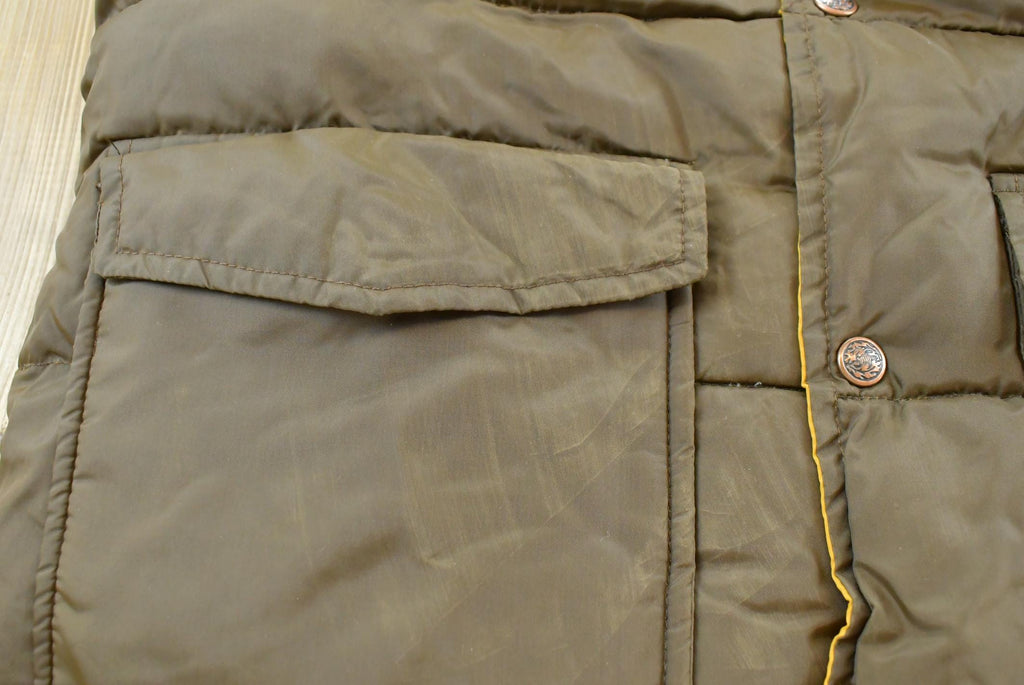 Vintage 1980s Down Design Western Puffer Vest Jacket Men's M /