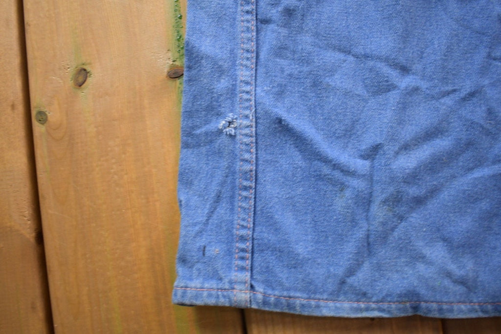 Vintage 1970s Bell Bottom Jeans Size 26 x 30.5
