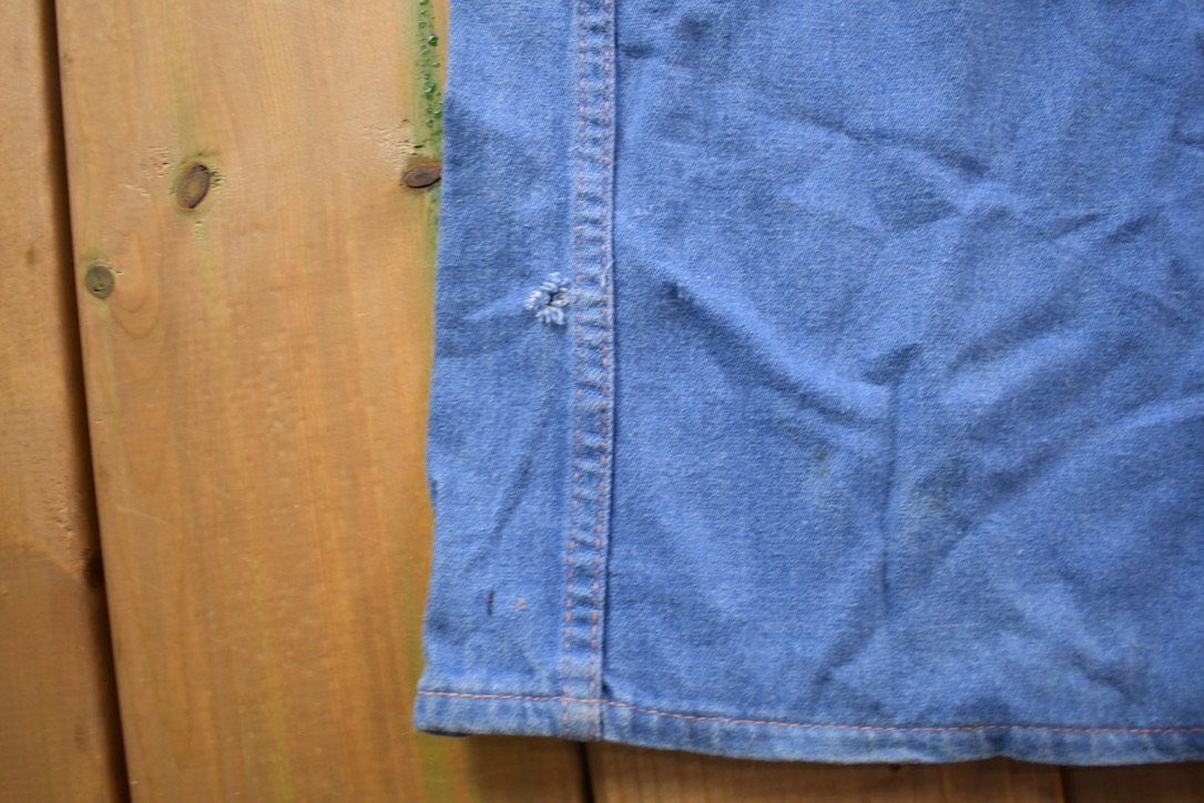 Vintage 1970s Bell Bottom Jeans Size 26 x 30.5
