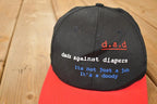 Vintage 1990s Dads Against Diapers Funny Snapback Hat /