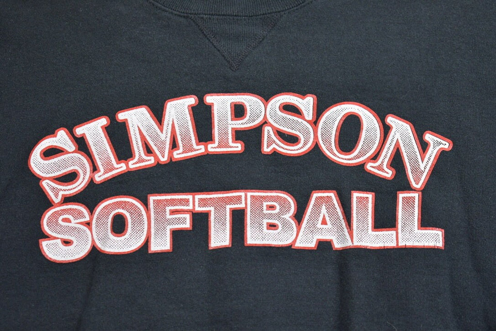 Vintage 1990s Simpson Softball Russell Athletics Crewneck Sweatshirt