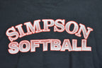 Vintage 1990s Simpson Softball Russell Athletics Crewneck Sweatshirt