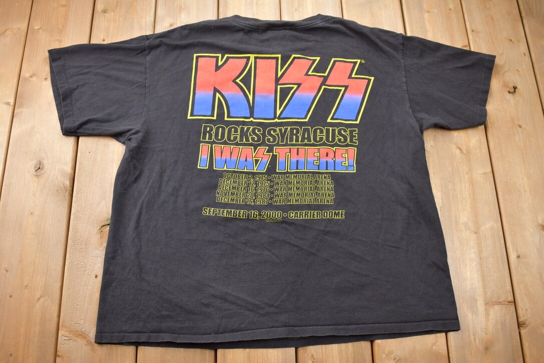 Vintage 2000 KISS The Farewell Tour I Was There War Memorial ArenaTour Band T-shirt