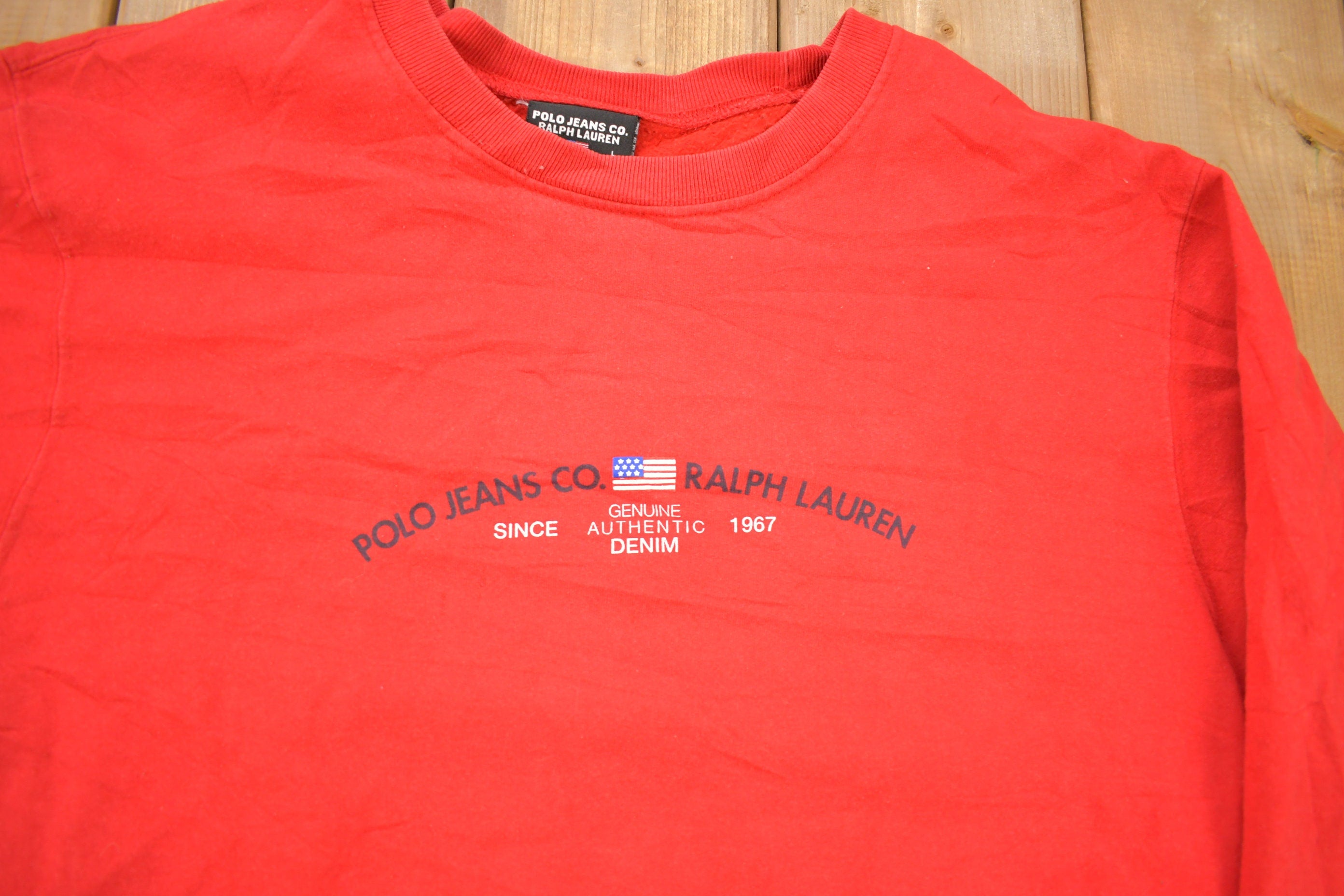 Vintage 1990s Polo Jeans Co Ralph Lauren Crewneck Sweatshirt