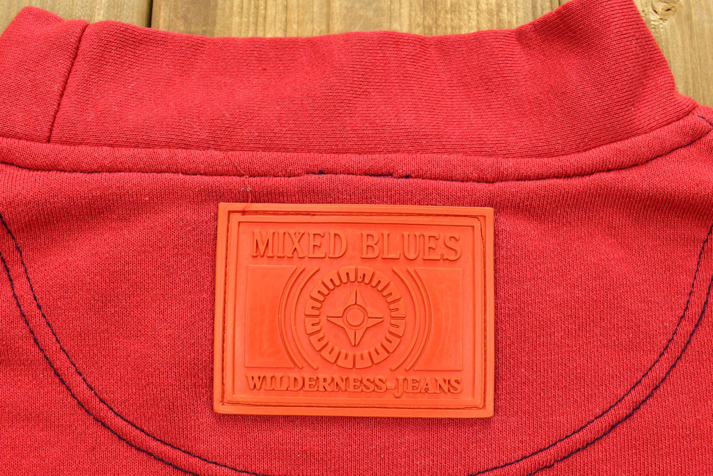 Vintage 90's Last Frontier Mixed Blues Wilderness Crewneck Sweatshirt