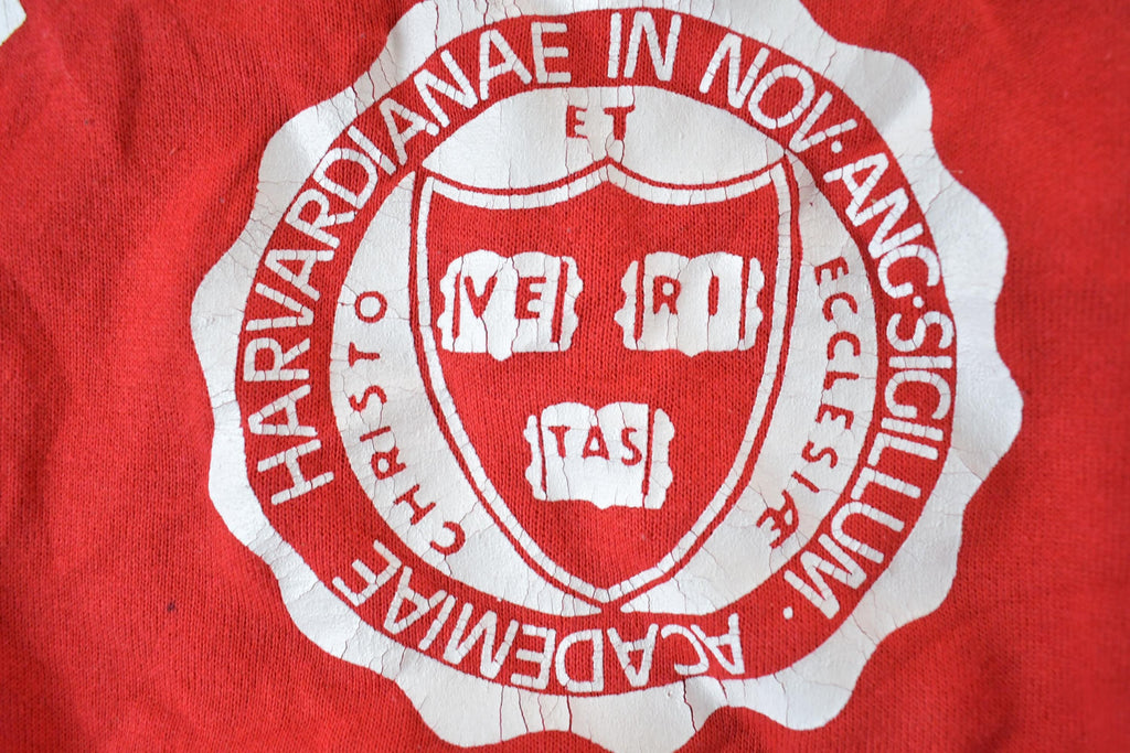 Vintage 1980s Harvard Crimson University Collegiate Crewneck