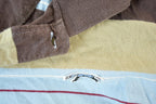 Vintage 1980s Retro Fox Striped Quarter Button Up Shirt Men's S