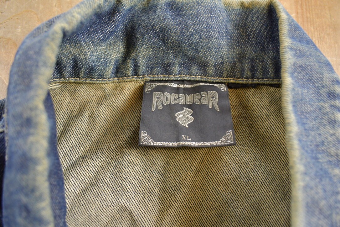 Vintage 1990s Roca Wear Denim Jean Jacket