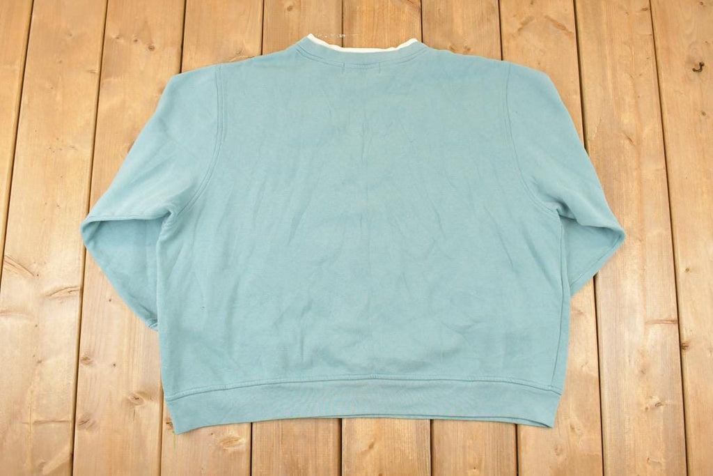 Vintage 1990s Shenanigans Embroidered Country Chair Double Collar Crewneck Sweatshirt Womens XXL