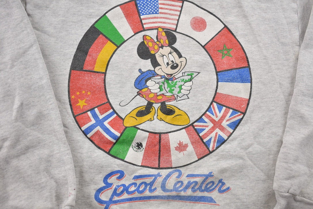 Vintage 1990s Minnie Mouse Disney Epcot Center Crewneck