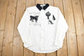 Vintage 1990s Jane Ashley Home On The Range Western Style Button Up Shirt