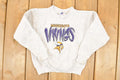 Vintage 1990s Minnesota Vikings Logo Athletic NFL Crewneck Sweatshirt Youth L