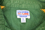 Vintage 1990s Green Bay Packers Starter Pro Line Quarter Button NFL Crewneck Sweatshirt Mens XL