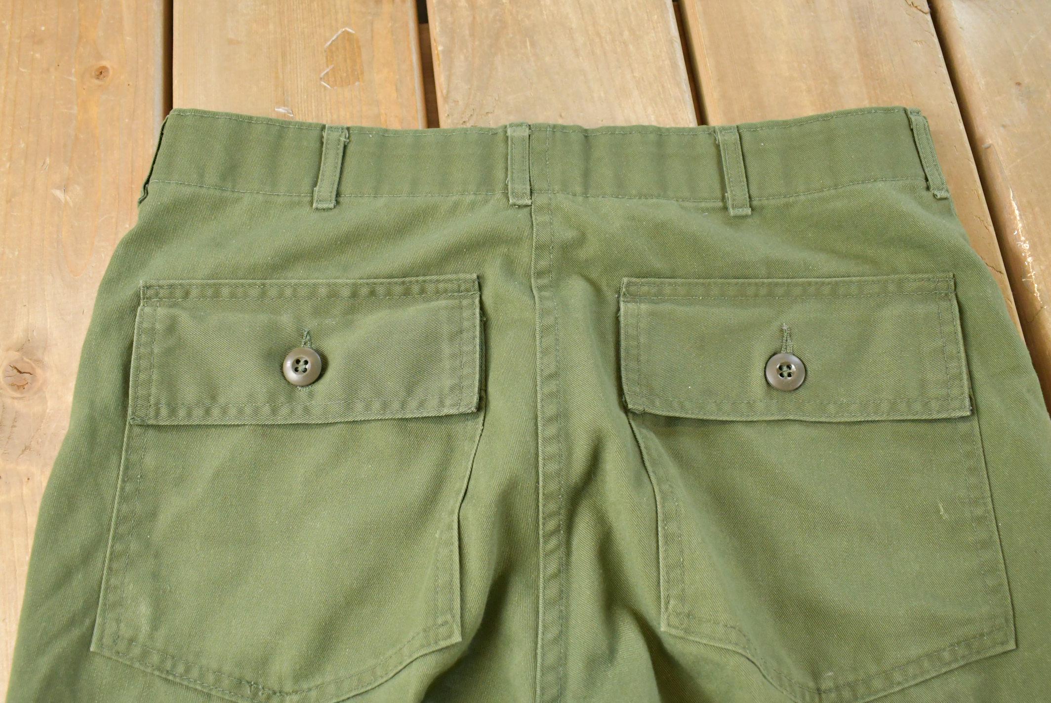 Vintage 1980s Military OG 507 Army Fatigue Pants Men's 32 x 31
