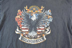 Vintage 1997 Santa Cruz Harley Davidson Motorcycles T-Shirt Made In USA