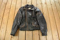 Vintage 1990s Ash Creek Leather Motorcycle Jacket Men's Medium /