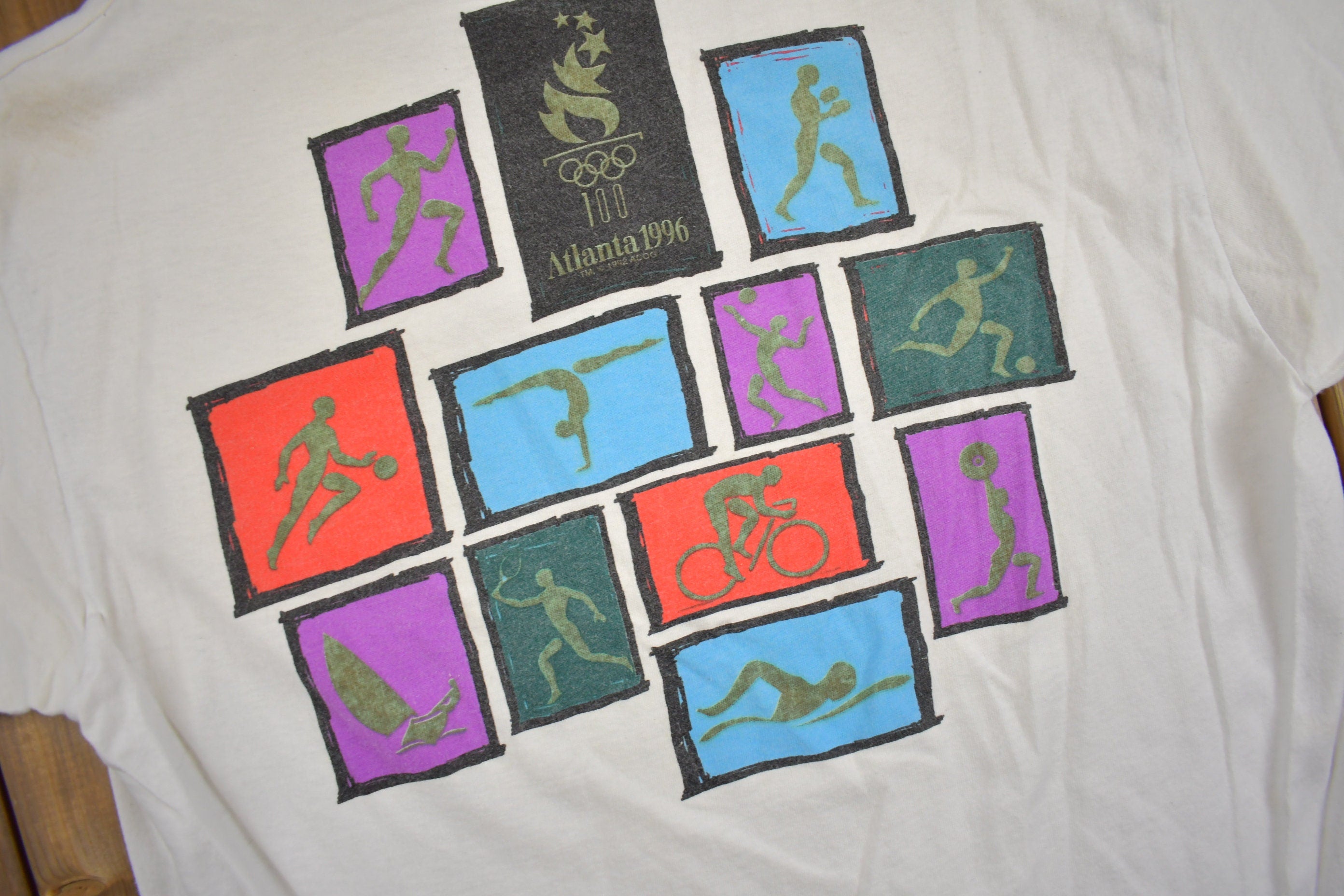 Vintage 1996 Atlanta Olympics Graphic T Shirt