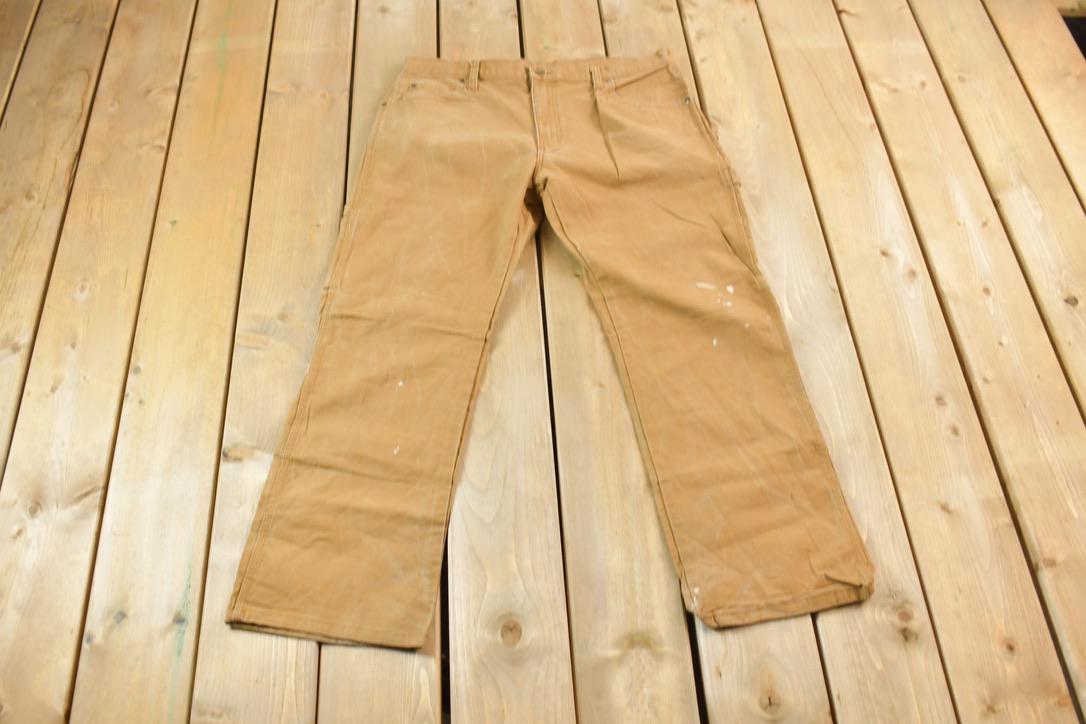 Vintage 2000s Dickie's Canvas Carpenter Pants Size 34 x 30
