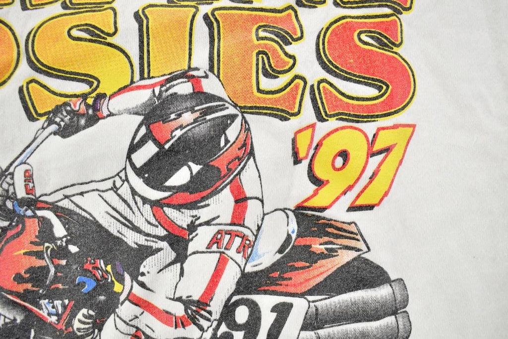 Vintage 1997 Jackpine Gypsies Motocross Racing T-Shirt