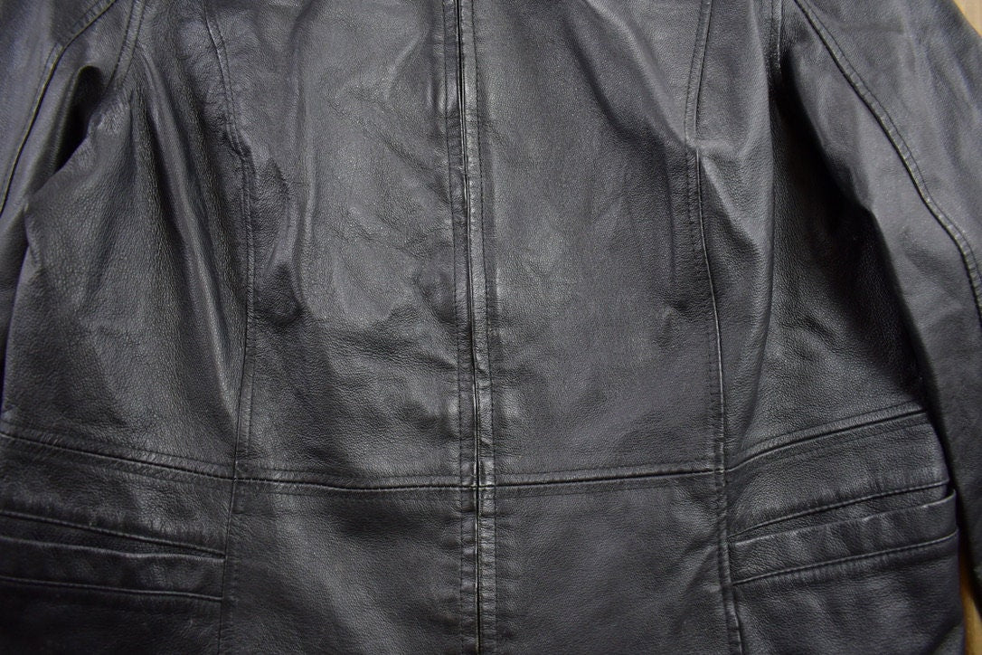 Vintage 1990s Croft & Barrow Leather Jacket